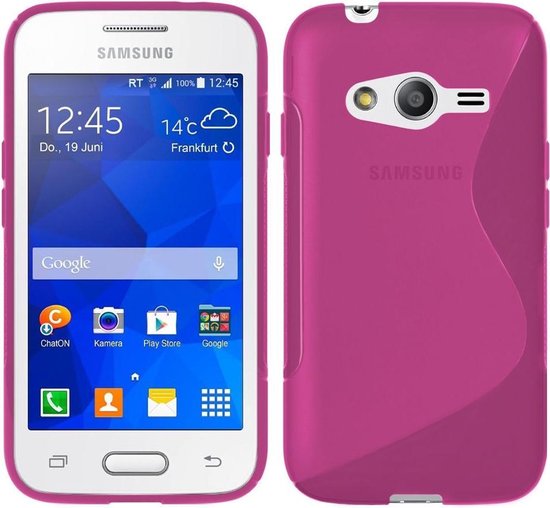 Coque Samsung Galaxy Trend 2 Silicone S-Style Cover Rose | bol.com