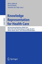 Lecture Notes in Computer Science 8903 - Knowledge Representation for Health Care