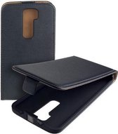 Lelycase Zwart Eco Leather Flip case LG Optimus G2 hoesje