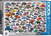 Eurographics Puzzle - Volkswagen Beetle Collage - 1000 stukjes