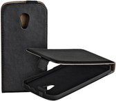 Eco-Leather Zwart Motorola Moto G 2014 Flipcase case cover