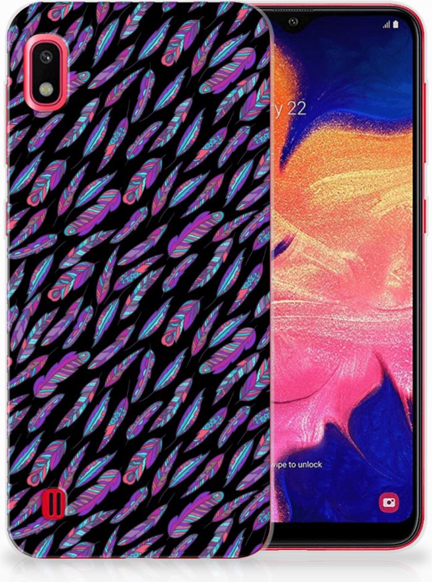 Samsung Galaxy A10 TPU bumper Feathers Color