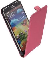 Lederen Flip case Telefoonhoesje Samsung Galaxy Note 3 N9000 Roze