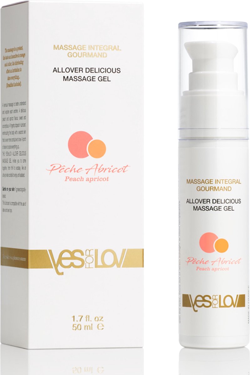 Goedkoopste YESforLOV - Allover Delicious Massage Gel Perzik Abrikoos