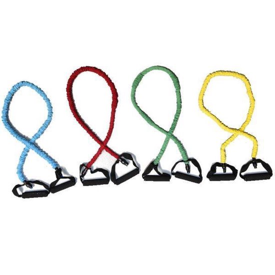 Matchu Sports - Fitness Elastiek DeLuxe - Heavy (blauw) - 1,2 meter |  bol.com