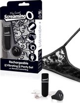 The Screaming O - Charged Remote Control Panty Vibe Zwart