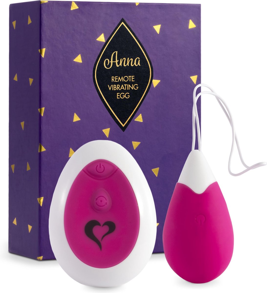 FeelzToys - Anna Vibrating Egg Remote - Roze
