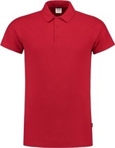 Tricorp Poloshirt fitted - Casual - 201005 - Rood - maat 3XL