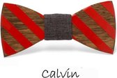 DWIH - houten Vlinderdas - Vlinderstrik van hout - Calvin