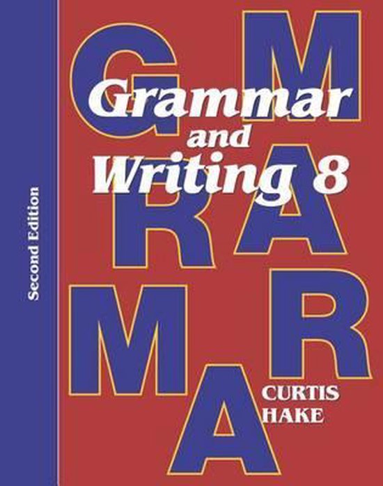 Saxon Grammar & Writing 2nd Edition Grade 8 Student Textbook - cover