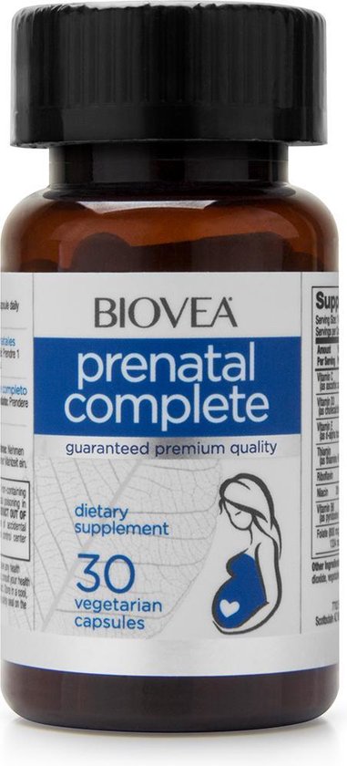 Bol Com Prenatal Complete Geen Vitamine A 30 Vegetarische Capsules