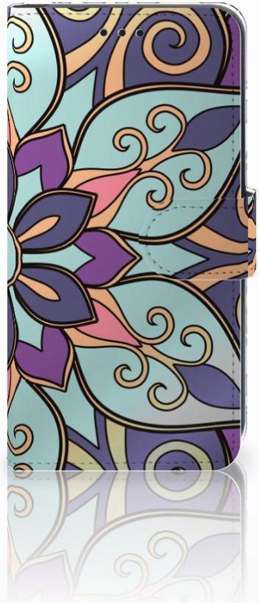 Xiaomi Mi A2 Lite Hoesje Purple Flower