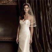 Elegante Sluier. Ivoor. 2 laags