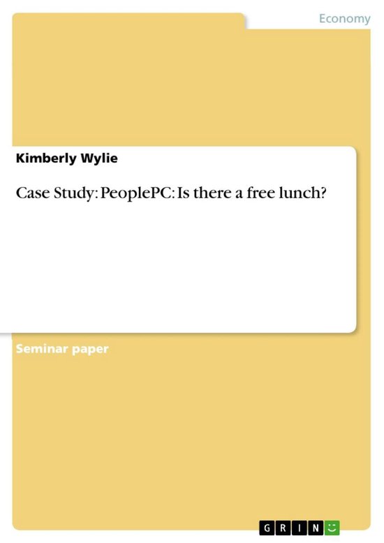 Case Study: PeoplePC: Is there a free lunch? - cover