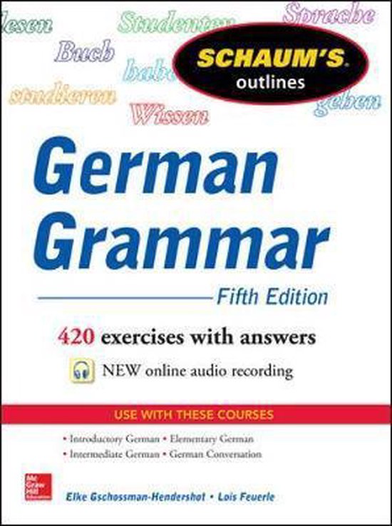 Schaums Outline Of German Grammar - cover