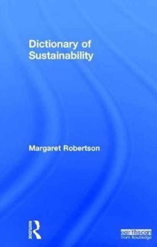 Dictionary of Sustainability - cover