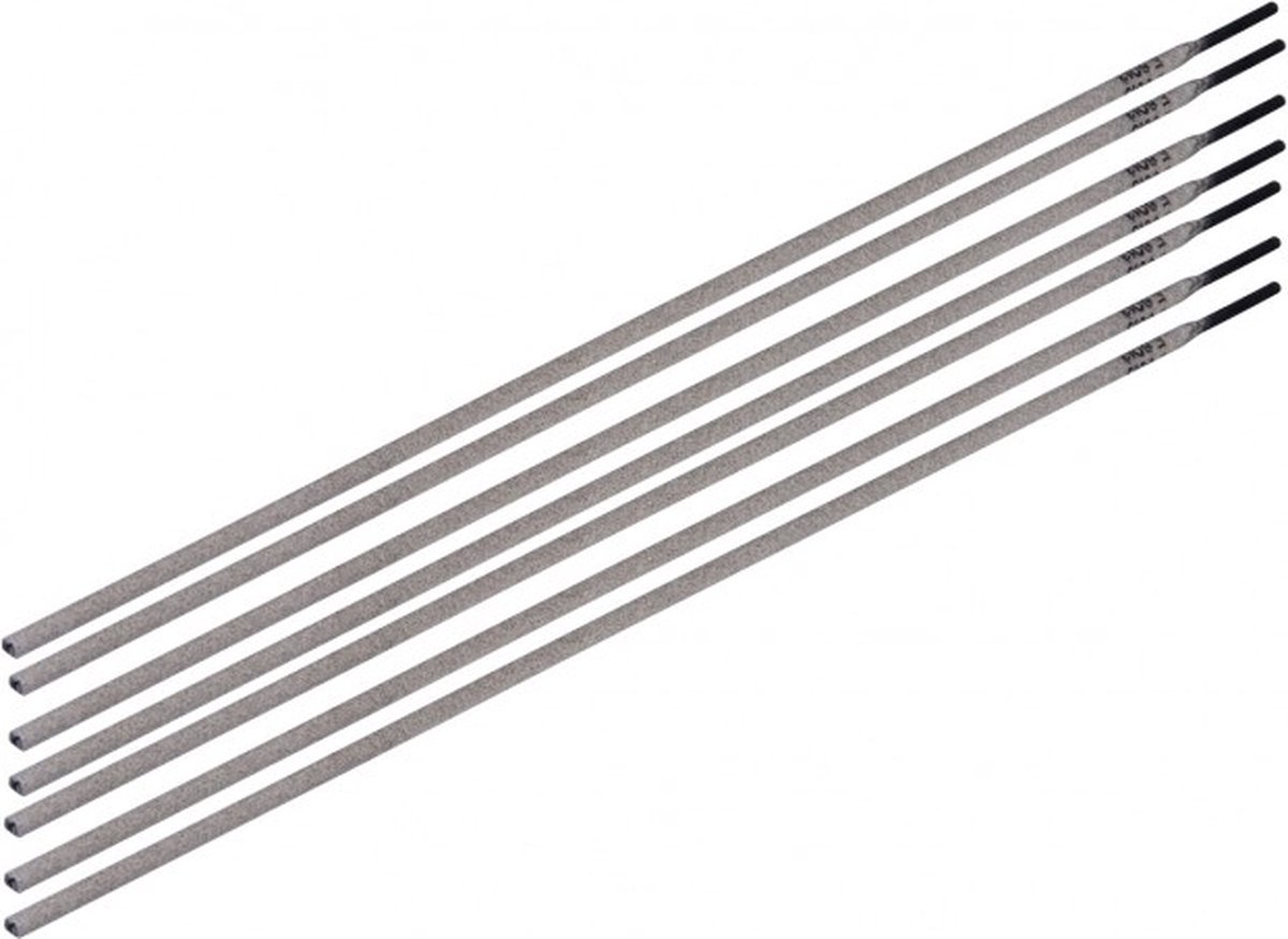 FERM - WEA1016 - Laselektroden - 2,0mm - 12 stuks - Universeel 2.0x250mm - Zeer - Geschikt - Voor - WEM1035 - WEM1042 - Booglassen - Rutiel - Lasstaven - Universele staafelektrode - 2.0mm
