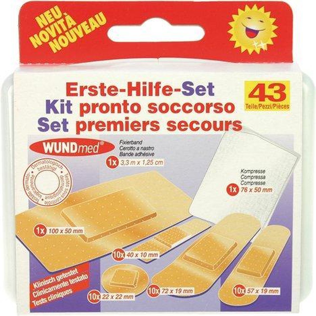 Goedkoopste Pleister set - Pleisterset - 43 stuks - Wondpleister
