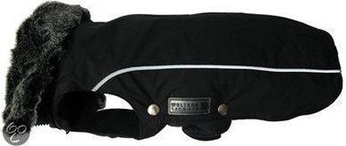WOLTERS Kleding Wolters winterjas - amundsen - zwart - 24cm ruglengte (eerst opmeten aub!) - hondenjas - waterproof