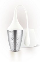 AdHoc Hangtea Thee-ei voor theekan - H 125mm - Wit
