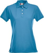 Clique Stretch Premium Polo Women 028241 - Turquoise - XL