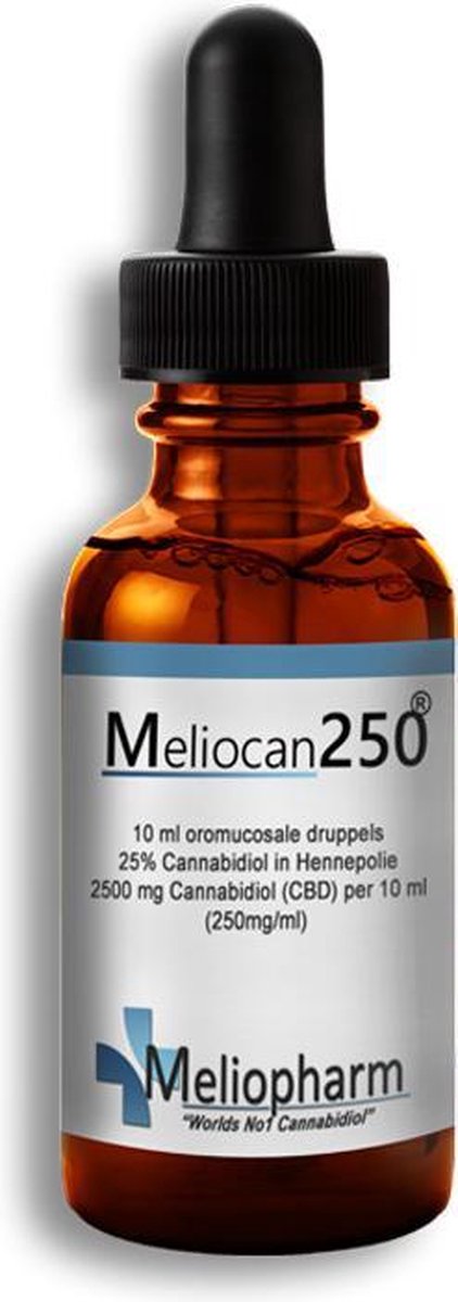 CBD olie Meliocan 2500 mg - meliocan