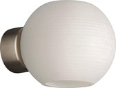 Philips Massive Lucy Ecopower Bol Wandlamp met Melkglas – 18x14x14cm – Inclusief 42 Watt Lamp | Verlichting voor aan de Muur | Licht en Woonaccessoires