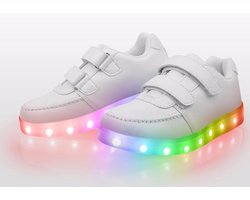 Behoren Republikeinse partij fictie Lichtgevende disco sneakers / schoenen LED maat 26 - kinderen | bol.com