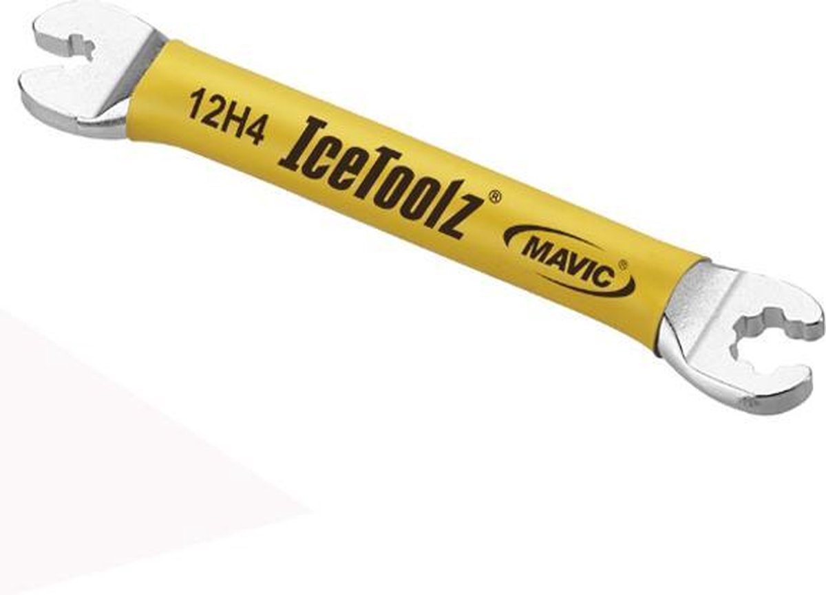 Spaaknippelsleutel IceToolz 12H4 Mavic - geel
