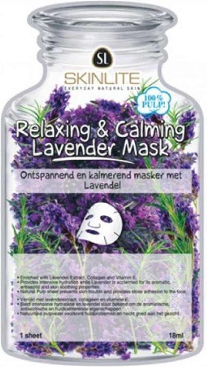 Skinlite Relaxing & Calming Mask Lavender Masker 1 st