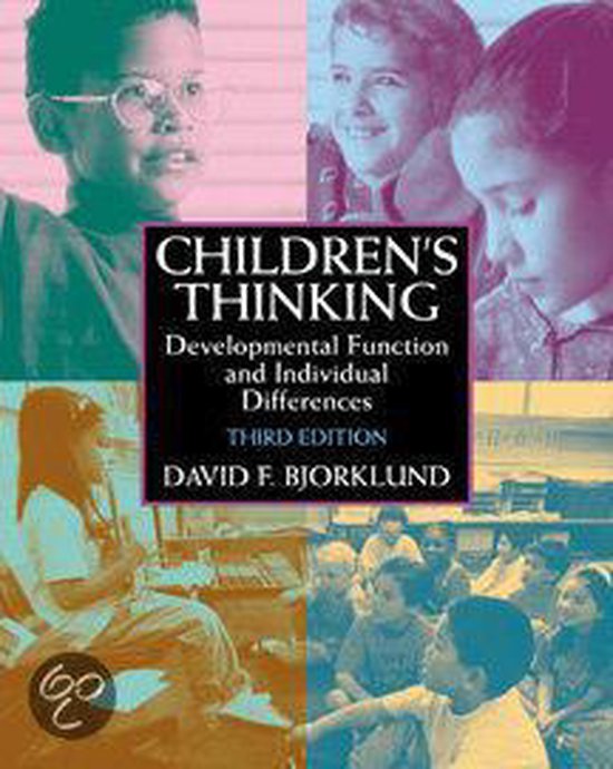 Children's Thinking - cover