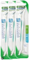 Gum Proxabrush Click Steel - Tandplak Verwijderaar - 3 x 4 stuks - Voordeelverpakking