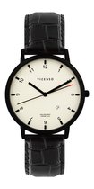 Vicenso Rome VI10027 Zwart PVD Wit/Zwart Croco