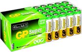 GP Batteries Super Alkaline AA, Batterie à usage unique, AA, Alcaline, 1,5 V, 40 pièce(s), Multicolore