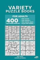 Variety Puzzle Books for Adults - 400 Easy to Master Puzzles 9x9