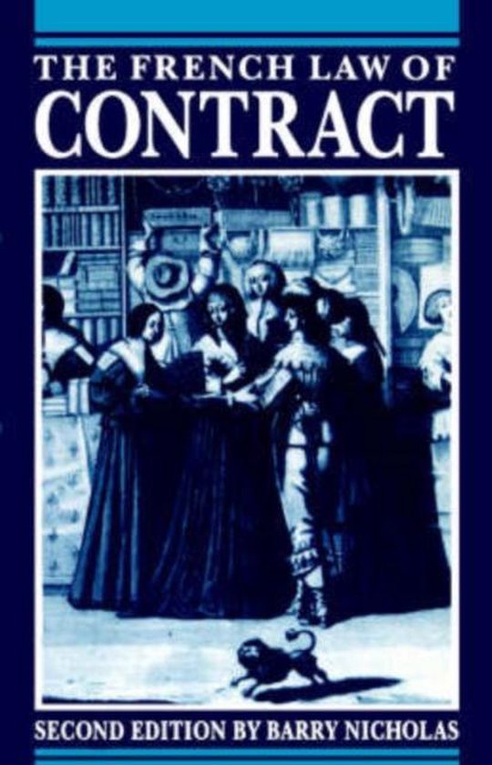 French Law Of Contract - cover