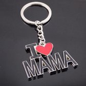 Akyol - I love mama Sleutelhanger - Moederdag cadeautje - Mama cadeau - Sleutelhanger voor moeder - Moeder sleutelhanger - Sleutelhanger mama - Familie sleutelhanger - Cadeau voor