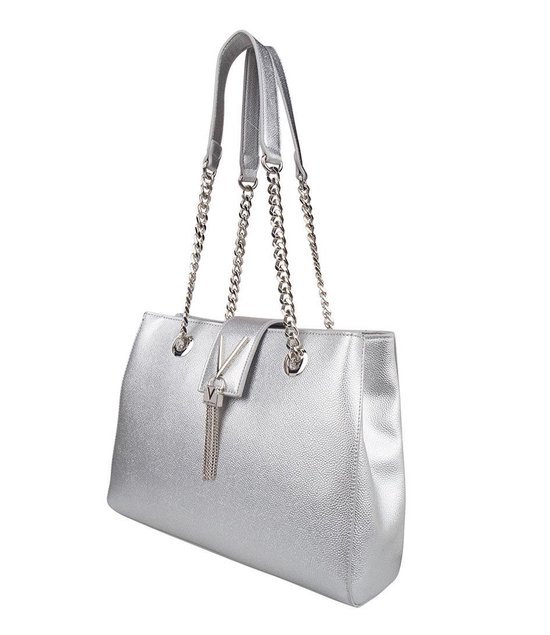 VALENTINO Sac à épaule Divina Lady Shoulder Bag Argento Argenté