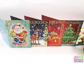 Diamond Painting "JobaStores®" *Special* Kerst Kaarten set (4 stuks)