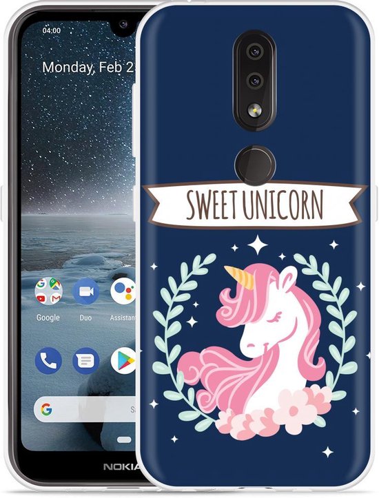Nokia 4.2 Hoesje Sweet Unicorn | bol.com