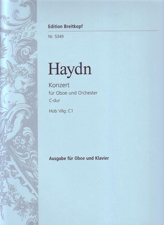 Oboe Concerto in C Major Hob Viigc1 Oboe, Joseph Haydn 9790004163979