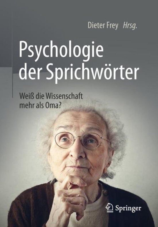 Psychologie der Sprichwörter - cover