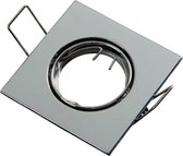 LED line Inbouwspot - Vierkant - Kantelbaar - MR11 Fitting - 64x64 mm - Chroom