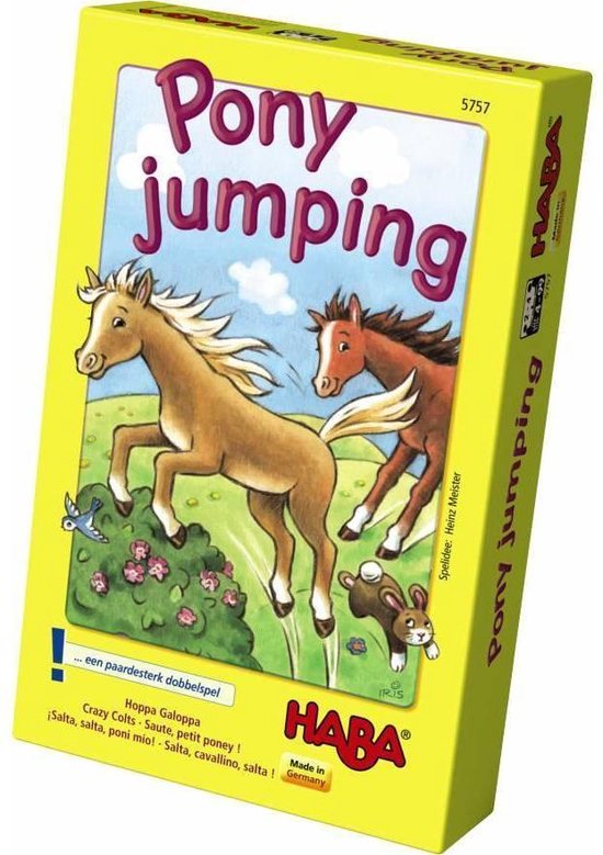 Wissen muis Mauve Haba Spel Spelletjes vanaf 4 jaar Pony Jumping | Games | bol.com