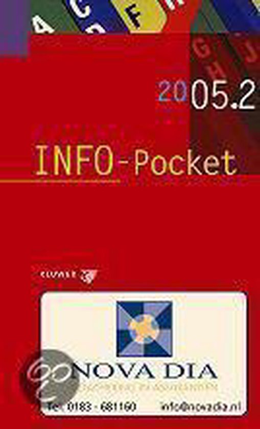 Cover van het boek 'INFO-Pocket Adressengids / 2005.1 + CD-ROM / druk 1'