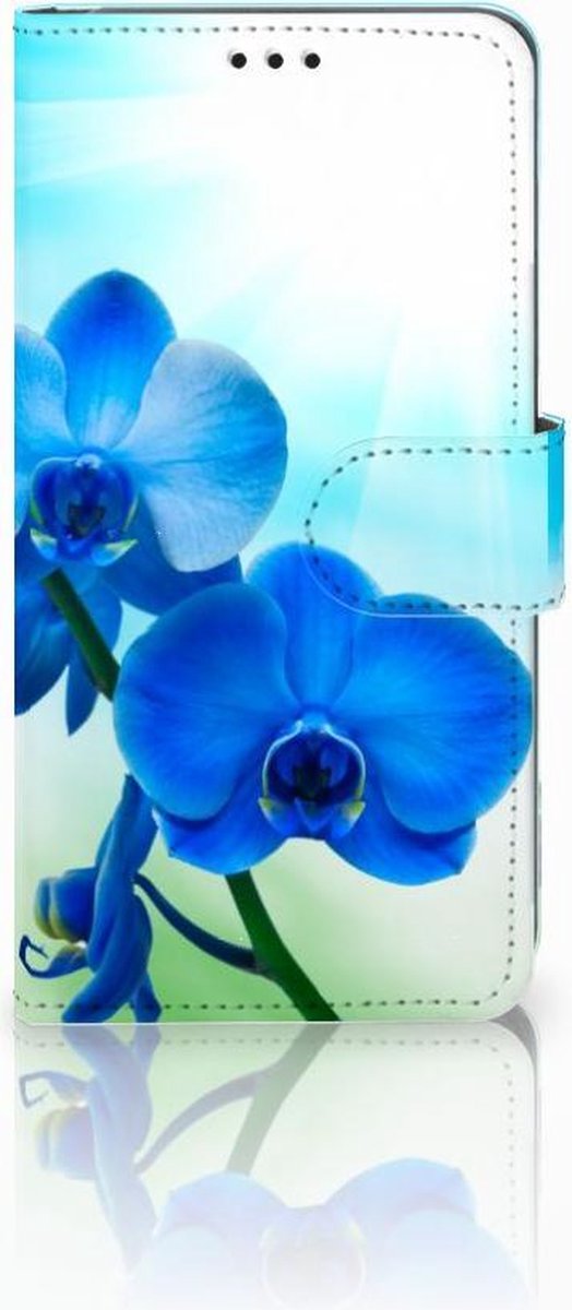 Samsung Galaxy S10 Hoesje Orchidee Blauw - Cadeau voor je Moeder