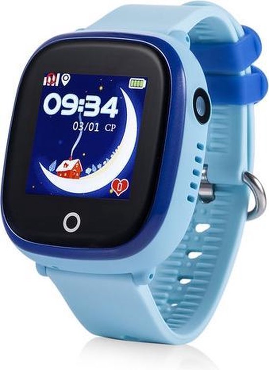 GPS Kinderhorloge|Blauw|Camera|Waterproof|GPS tracker|SOS knop|Belfunctie |  bol.com