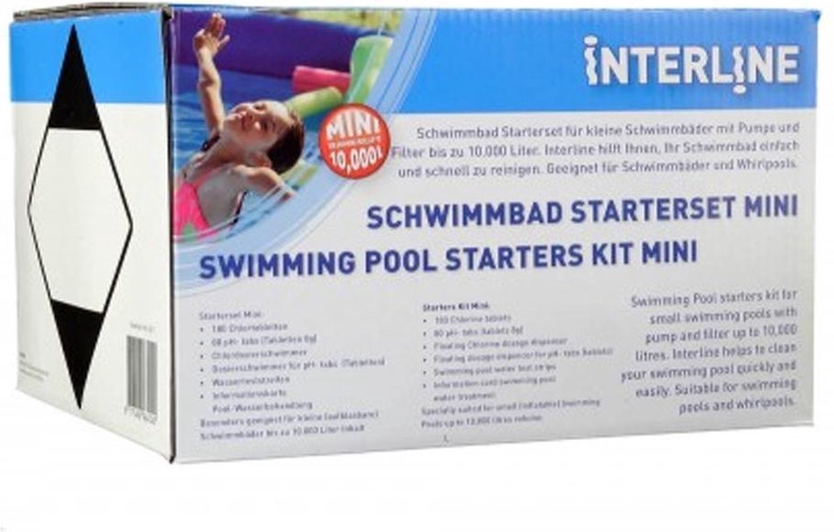 Interline zwembadchloor starterspakket Mini Interline zwembadchloor starterspakket Mini