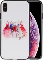 Dress Print Hardcase voor iPhone XS Max