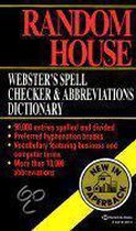Random House Webster's Spell Checker & Abbreviations Dictionary